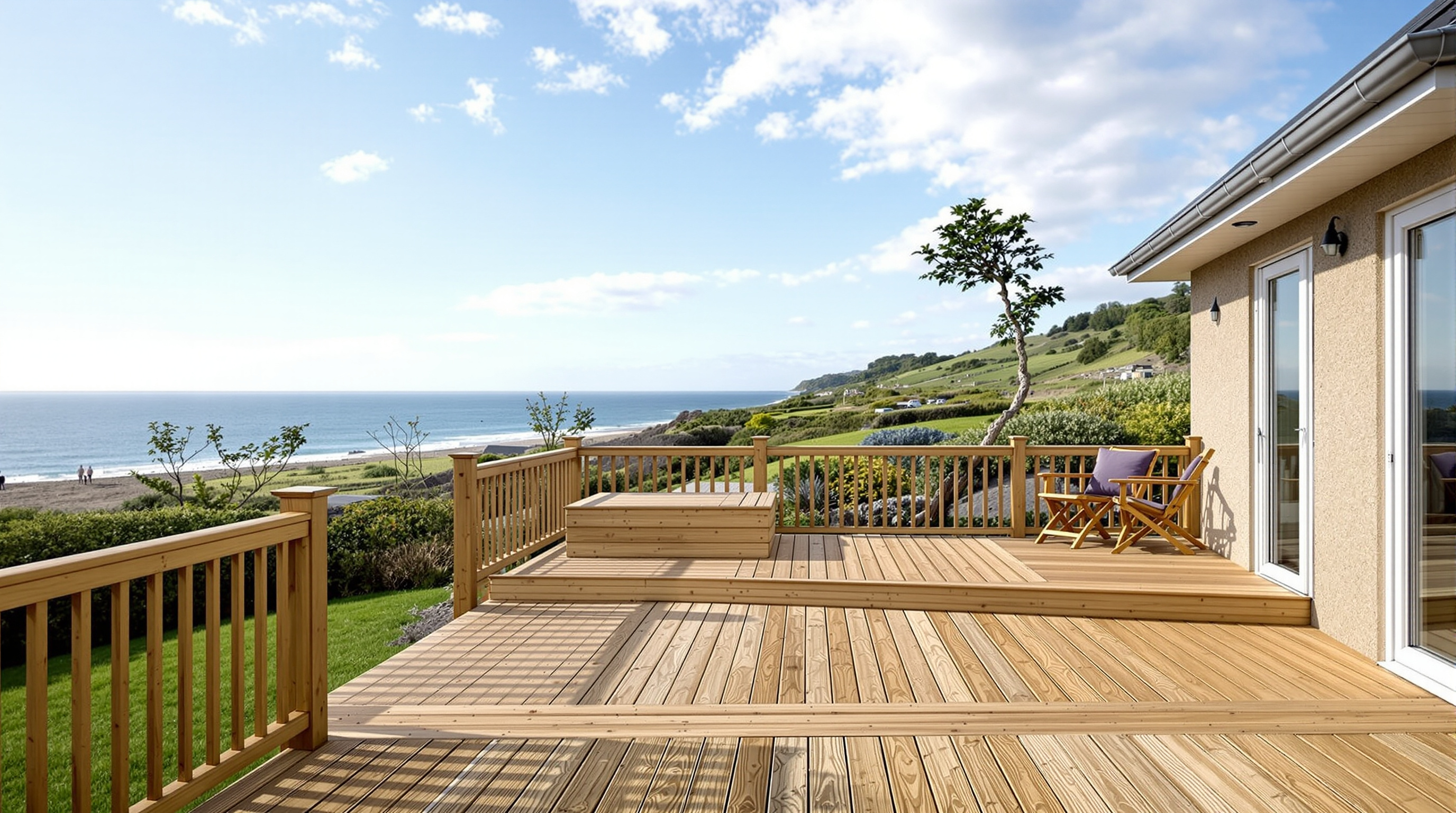 Terrasse bois Landes Hossegor paysagiste